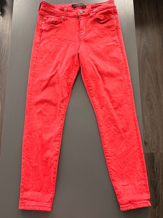 Liverpool Denim - Liverpool: Bright Red Women’s Skinny Jeans
